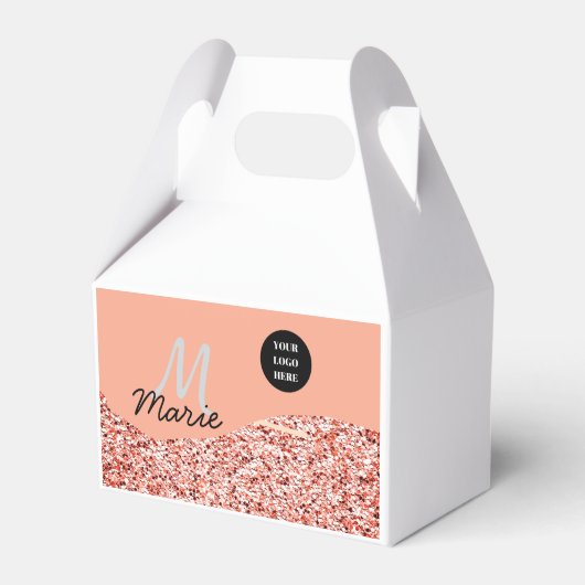 Ballotins ajouter un texte de logo scintillant bleu merci de (Verso)