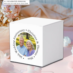 Ballotins Ajoutez votre propre photo de couple 50e anniversa