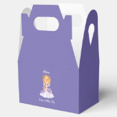 Ballotins Alexia set de table d'anniversaire violet (Ouvert)