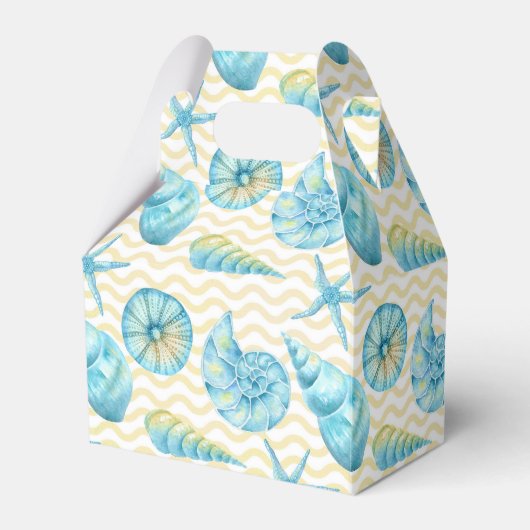 Ballotins Algues bleues et jaunes et coraux nautiques (Verso)