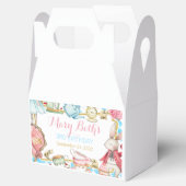 Ballotins Alice Adventure Wonderland Ballotin Gable Box (Ouvert)