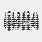 Ballotins Alice au pays des merveilles sur l'arlequin noir e (Déplié)