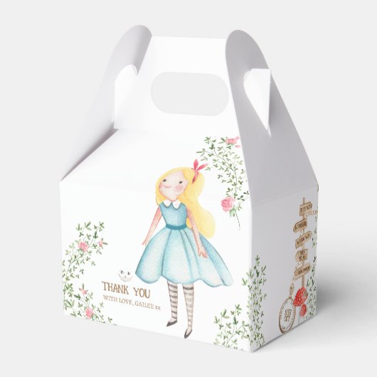 Ballotins Alice Aventures dans Woderland Anniversaire Tea Pa (Arrière)