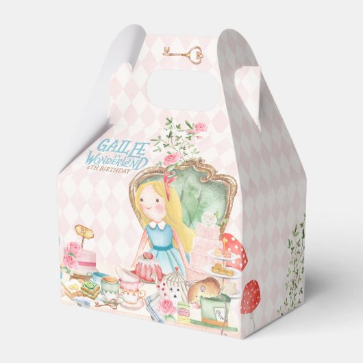 Ballotins Alice Aventures dans Woderland Anniversaire Tea Pa (Verso)
