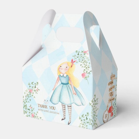 Ballotins Alice Aventures dans Woderland Anniversaire Tea Pa (Arrière)