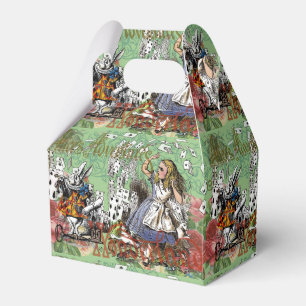 Ballotins alice cartes d'aventure merveilleux chapeau lapin