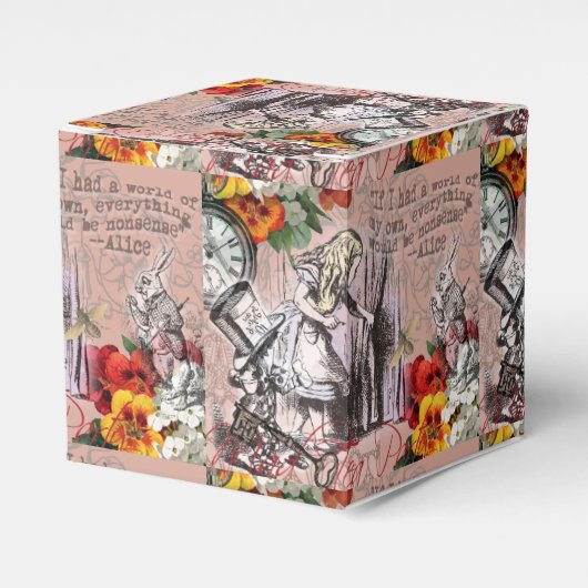 Ballotins alice nonsense wonderland curtain (Verso)