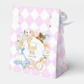 Ballotins Alice tea party merveilleuse anniversaire violet (Arrière)