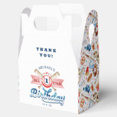 Ballotins All-Star Baseball 1er Anniversaire Fête Faveur Box (Ouvert)