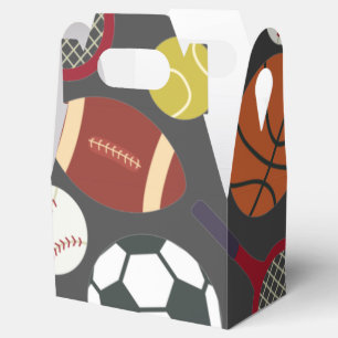 Ballotins All-Star Sports First Birthday Treat Box