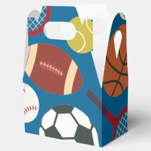 Ballotins All-Star Sports First Birthday Treat Box
