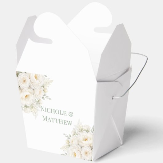Ballotins All White Floral Wedding (Ouvrir)