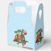 Ballotins Alligator Vert Superhero fête d'anniversaire (Ouvrir)