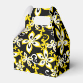 BALLOTINS ALOHA HAWAII (NOIR/JAUNE) (Arrière)