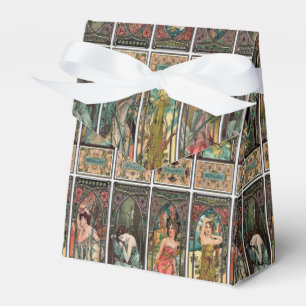 Ballotins Alphonse Mucha art, Art nouveau, vintage, femmes,