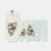 Ballotins Amaryllis, Lys blancs & fougères Bouquets (Déplié)