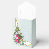 Ballotins Amaryllis, Lys blancs & fougères Bouquets (Ouvert)