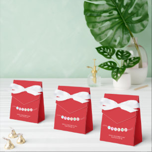 Ballotins Ami mignon bracelet d'amitié Valentine's rouge