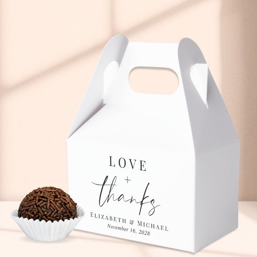 Ballotins Amour Et Merci Mariage