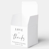 Ballotins Amour Et Merci Mariage Faveur Boxes (Ouvert)