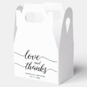 Ballotins Amour et Merci Simple & Elegant Love Mariage (Ouvert)