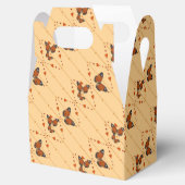 Ballotins Amour et papillons en diagonale orange (Ouvert)