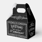 Ballotins Amour & Merci 25e anniversaire Mariage Argent (Arrière)