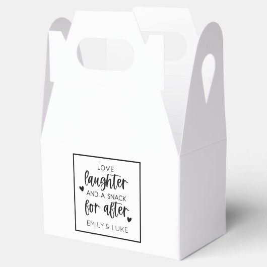 Ballotins Amour Rire Mariage Collation de Minuit (Ouvert)