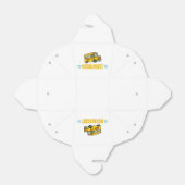 Ballotins Amusant Conducteur de bus scolaire Jaune (Déplié)