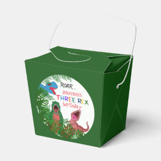 Ballotins Amusant Trois Rex Anniversaire Jurassique Enfant