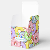 Ballotins Amusants Pastel Donuts colorés Anniversaire (Ouvert)