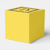 Ballotins Ananas, Clé grecque bleue marine #1 Monogramme enc (Arrière)