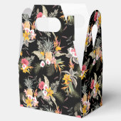 Ballotins Ananas Hibiscus Fleurs sur Black Gable (Ouvert)