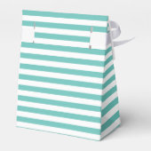 Ballotins Ancrage nautique aqua bleu strié boîte de faveur m (Arrière)