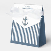 Ballotins Ancre Baby shower garçon et Ballotin rayé (Verso)