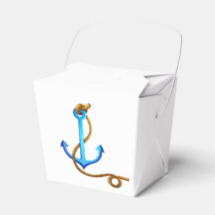 Ballotins Ancre de bateau turquoise marine pour mariage