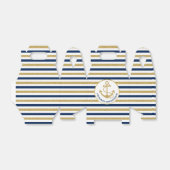 Ballotins Ancre d'or bleu marine (Déplié)