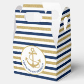 Ballotins Ancre d'or bleu marine (Ouvert)