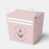 Ballotins Ancre florale marine rose blanche (Arrière)