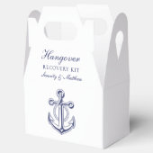 Ballotins Ancre Marine Blue Hangover Kit Mariage nautique (Ouvert)