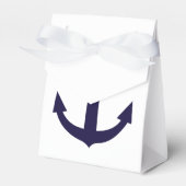 Ballotins Ancre Nautiale Marine Blue Wedding Favor Boxes (Verso)