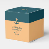 Ballotins Ancre nautique - Bleu corail - Mariage plage (Verso)