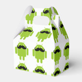 Ballotins Android Robot Whimsache Style Mustache (Arrière)