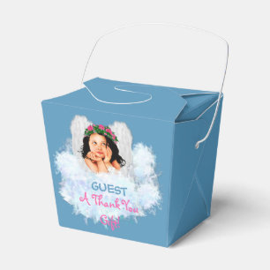 Ballotins ANGE DANS LES NUAGES 3, BOÎTE DE FAVEUR DE FÊTE, s