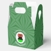 Ballotins Ange de Noël africain-américain Drapeau personnali (Ouvert)