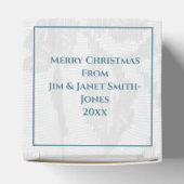 Ballotins Ange de Noël de foi Filigree Bleu et dentelle (Haut)