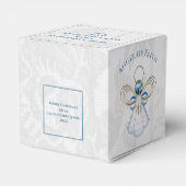 Ballotins Ange de Noël de foi Filigree Bleu et dentelle (Arrière)