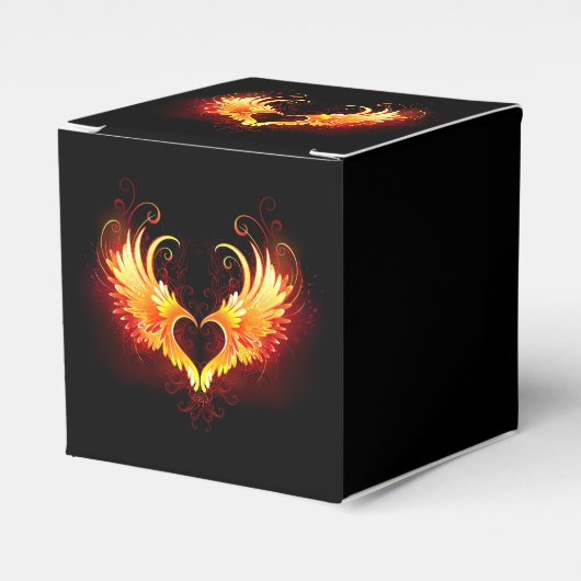 Ballotins Angel Fire Heart with Wings (Verso)