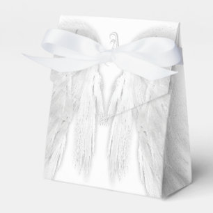 Ballotins ANGEL WINGS Blanc Personnalisé Monogramme