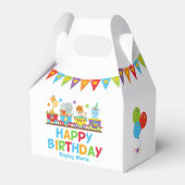 Ballotins Animaux de cirque Train Soirée Anniversaire de enf (Verso)